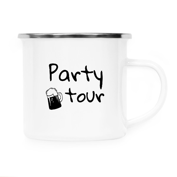 Plecháček - nerezový lem s potiskem Plecháček party tour