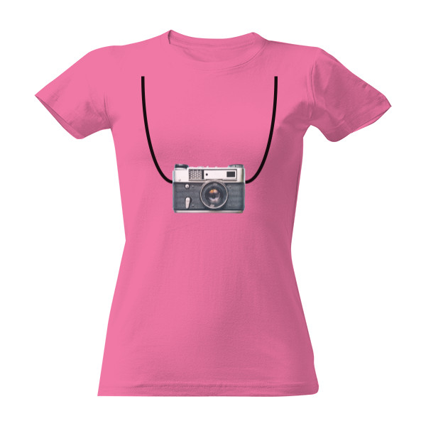 Tričko s fotoaparátem dámské
